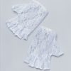 Short Lace Fingerless Gloves-494