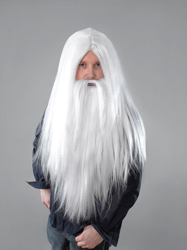 Wizard Wig And Beard Set-0