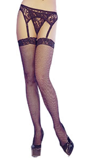 Fishnet Lace top Stockings H2099-116