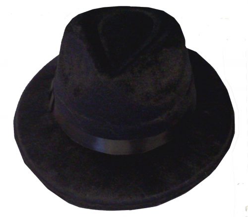 Velour Fedora Hat-389