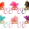 Glitter Mask With Feathers-0