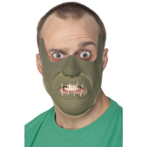 Adult PVC Restraint Horror Mask-0