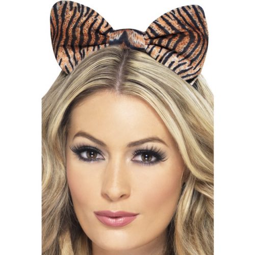 Tiger Bow on Headband-0
