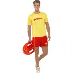 Baywatch Men's Beach fancy dress Costume-253454