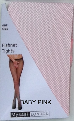FISHNET TIGHTS BABY PINK-262315