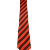WW5853 Black with red striped tie -0
