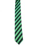 WW5857 Black with emerald striped tie -0