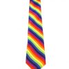 WW5884 Mulitcoloured striped tie -0