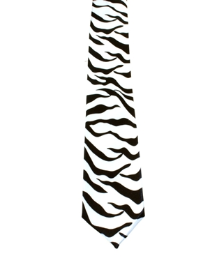 WW5985 Zebra print tie -0